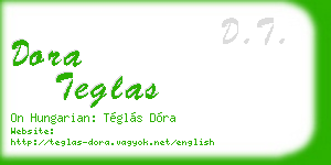 dora teglas business card